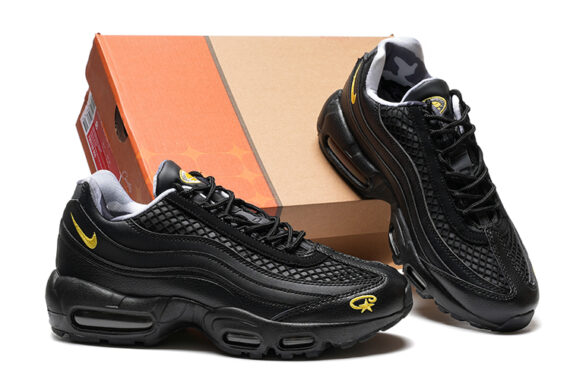 ⁦נעלי נייק NIKE AIR MAX 95 BLACK TURKIZ⁩ – תמונה ⁦3⁩