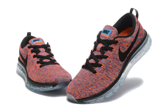 ⁦נעלי נייק-Nike air max Flyknit 2014 White Burgundy⁩ – תמונה ⁦8⁩