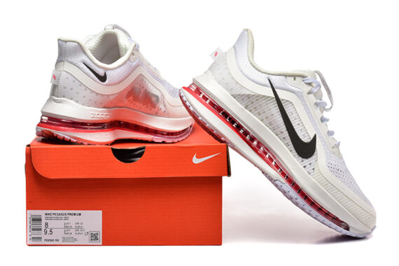 ⁦נעלי נייק Nike Pegasus Premium White Red⁩ – תמונה ⁦5⁩