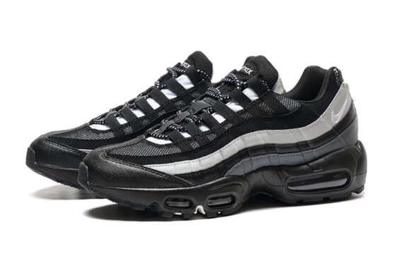⁦נעלי נייק NIKE AIR MAX 95 WHITE BLACK TURKIZ⁩ – תמונה ⁦4⁩