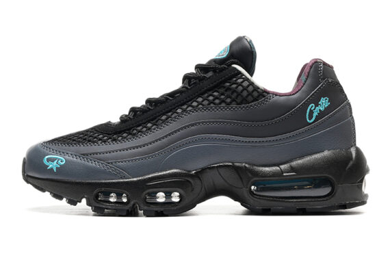 ⁦נעלי נייק NIKE AIR MAX 95 BLACK TURKIZ⁩ – תמונה ⁦2⁩