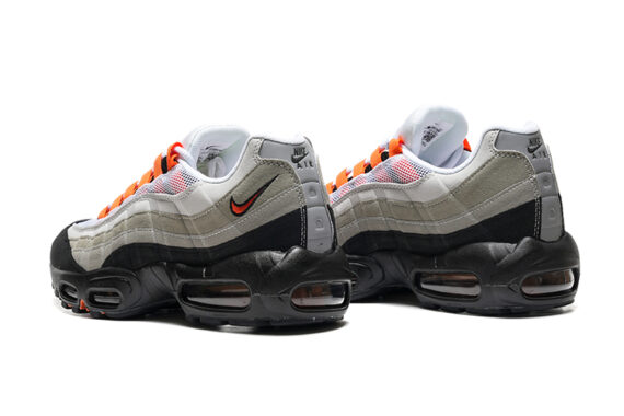 ⁦נעלי נייק NIKE AIR MAX 95 ORANGE GRAY BLACK TURKIZ⁩ – תמונה ⁦4⁩