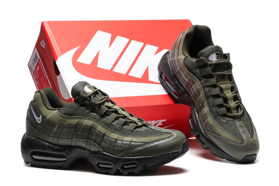 ⁦נעלי נייק NIKE AIR MAX 95 OLIVE BLACK TURKIZ⁩ – תמונה ⁦5⁩