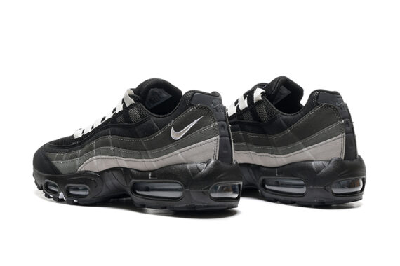 ⁦נעלי נייק NIKE AIR MAX 95 BLACK GRAY WHITE  TURKIZ⁩ – תמונה ⁦5⁩
