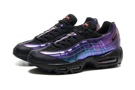 ⁦נעלי נייק NIKE AIR MAX 95 BLUE BLACK TURKIZ⁩ – תמונה ⁦4⁩