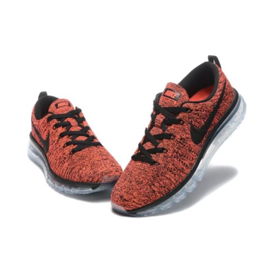 ⁦נעלי נייק-Nike air max Flyknit 2014 Red Black⁩ – תמונה ⁦6⁩