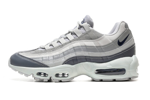 ⁦נעלי נייק NIKE AIR MAX 95 WHITE GRAY TURKIZ⁩ – תמונה ⁦2⁩