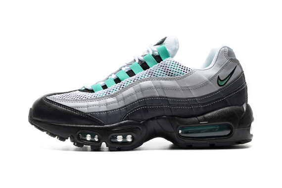 ⁦נעלי נייק NIKE AIR MAX 95 GRAY TURKIZ⁩ – תמונה ⁦2⁩