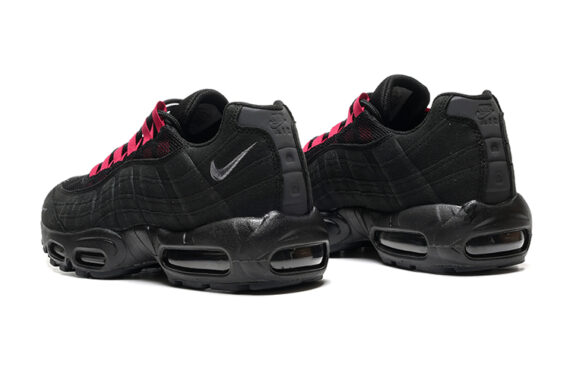 ⁦נעלי נייק NIKE AIR MAX 95 BLACK RED TURKIZ⁩ – תמונה ⁦4⁩