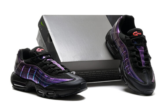 ⁦נעלי נייק NIKE AIR MAX 95 BLUE BLACK TURKIZ⁩ – תמונה ⁦5⁩