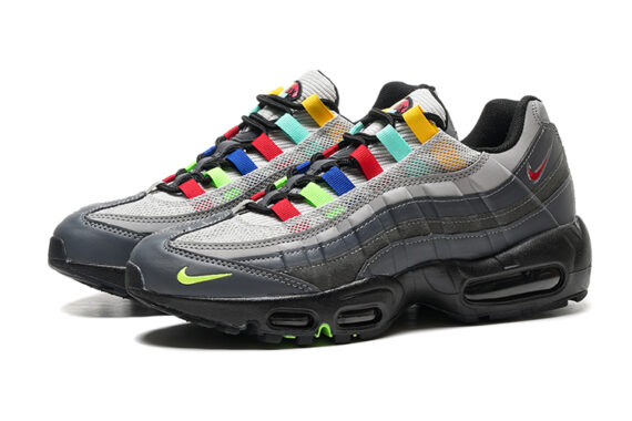 ⁦נעלי נייק NIKE AIR MAX 95 MULTICOLOR TURKIZ⁩ – תמונה ⁦3⁩