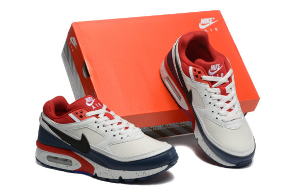 ⁦נעלי נייק Nike Air Max BW Perian Blue White Red⁩ – תמונה ⁦5⁩