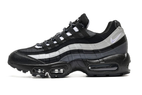 ⁦נעלי נייק NIKE AIR MAX 95 WHITE BLACK TURKIZ⁩ – תמונה ⁦2⁩