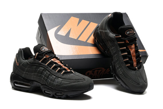 ⁦נעלי נייק NIKE AIR MAX 95 BLACK TURKIZ⁩ – תמונה ⁦5⁩
