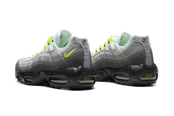 ⁦נעלי נייק NIKE AIR MAX 95 GRAY LEMON TURKIZ⁩ – תמונה ⁦3⁩