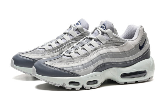 ⁦נעלי נייק NIKE AIR MAX 95 WHITE GRAY TURKIZ⁩ – תמונה ⁦4⁩