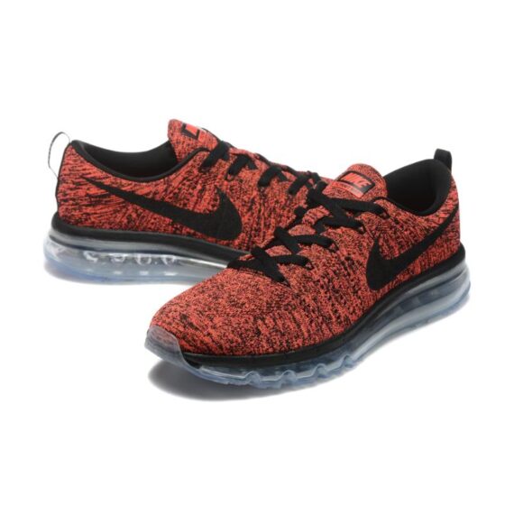 ⁦נעלי נייק-Nike air max Flyknit 2014 Red Black⁩ – תמונה ⁦8⁩