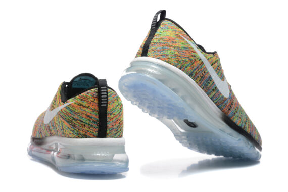 ⁦נעלי נייק-Nike air max Flyknit 2014 Multicolor White⁩ – תמונה ⁦7⁩