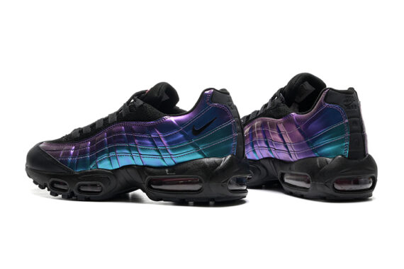 ⁦נעלי נייק NIKE AIR MAX 95 BLUE BLACK TURKIZ⁩ – תמונה ⁦3⁩