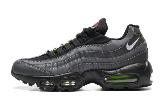 ⁦נעלי נייק NIKE AIR MAX 95 GRAY BLACK TURKIZ⁩ – תמונה ⁦5⁩