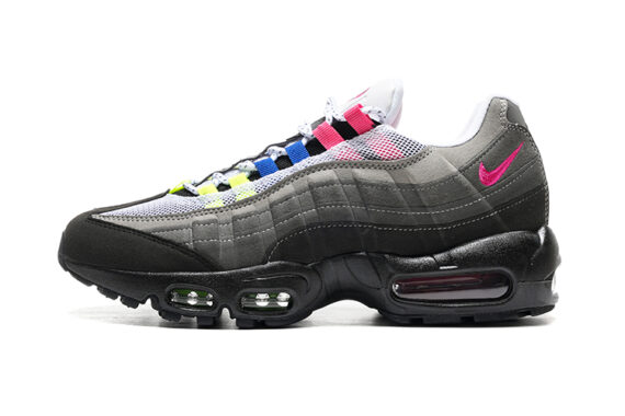 ⁦נעלי נייק NIKE AIR MAX 95 MULTICOLOR TURKIZ⁩ – תמונה ⁦2⁩
