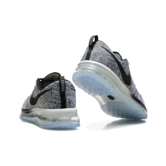 ⁦נעלי נייק-Nike air max Flyknit 2014 White Black⁩ – תמונה ⁦8⁩
