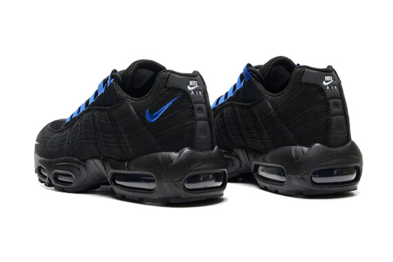 ⁦נעלי נייק NIKE AIR MAX 95 BLACK BLUE TURKIZ⁩ – תמונה ⁦3⁩