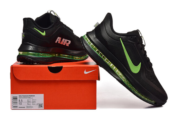 ⁦נעלי נייק Nike Pegasus Premium Black Green⁩ – תמונה ⁦5⁩