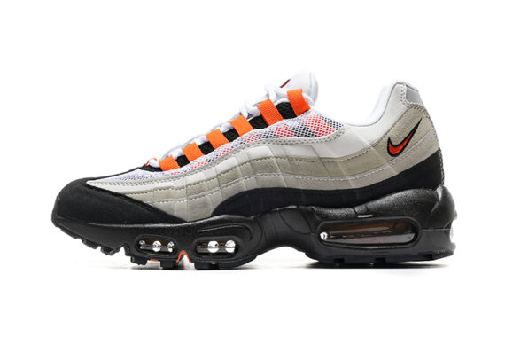 ⁦נעלי נייק NIKE AIR MAX 95 ORANGE GRAY BLACK TURKIZ⁩ – תמונה ⁦2⁩