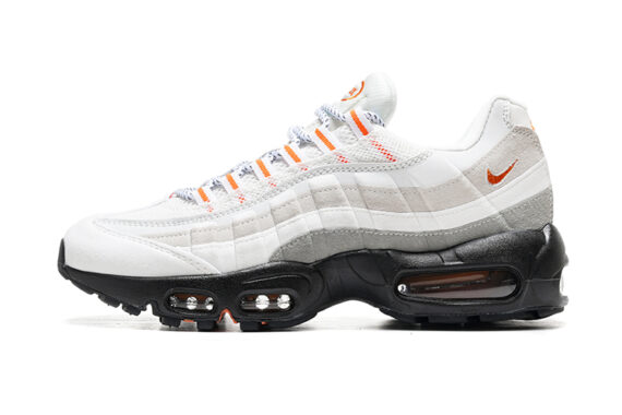 ⁦נעלי נייק NIKE AIR MAX 95 WHITE CREAM BLACK TURKIZ⁩ – תמונה ⁦2⁩