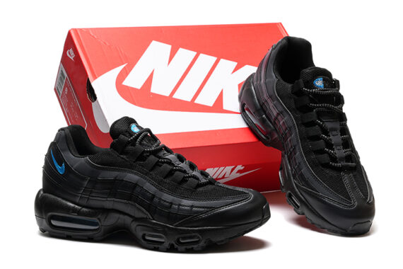 ⁦נעלי נייק NIKE AIR MAX 95 BLACK TURKIZ⁩ – תמונה ⁦5⁩