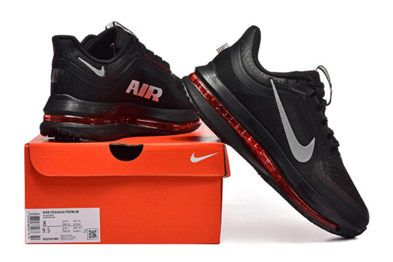 ⁦נעלי נייק Nike Pegasus Premium Black Red⁩ – תמונה ⁦5⁩