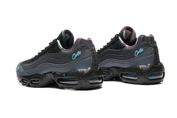 ⁦נעלי נייק NIKE AIR MAX 95 BLACK TURKIZ⁩ – תמונה ⁦3⁩