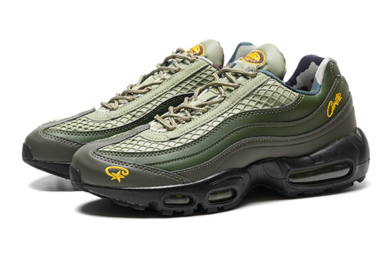 ⁦נעלי נייק NIKE AIR MAX 95 GREEN BLACK TURKIZ⁩ – תמונה ⁦4⁩
