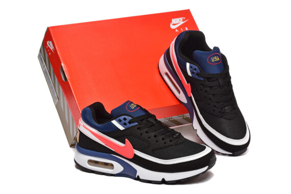 ⁦נעלי נייק Nike Air Max BW Perian BLUE RED⁩ – תמונה ⁦5⁩