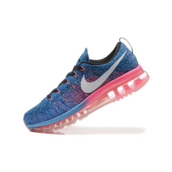 ⁦נעלי נייק-Nike air max Flyknit 2014 Blue Red⁩ – תמונה ⁦2⁩