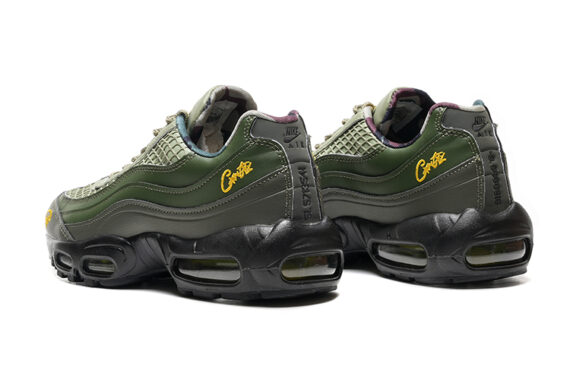 ⁦נעלי נייק NIKE AIR MAX 95 GREEN BLACK TURKIZ⁩ – תמונה ⁦3⁩