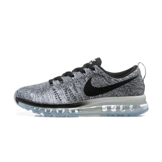 ⁦נעלי נייק-Nike air max Flyknit 2014 White Black⁩ – תמונה ⁦6⁩