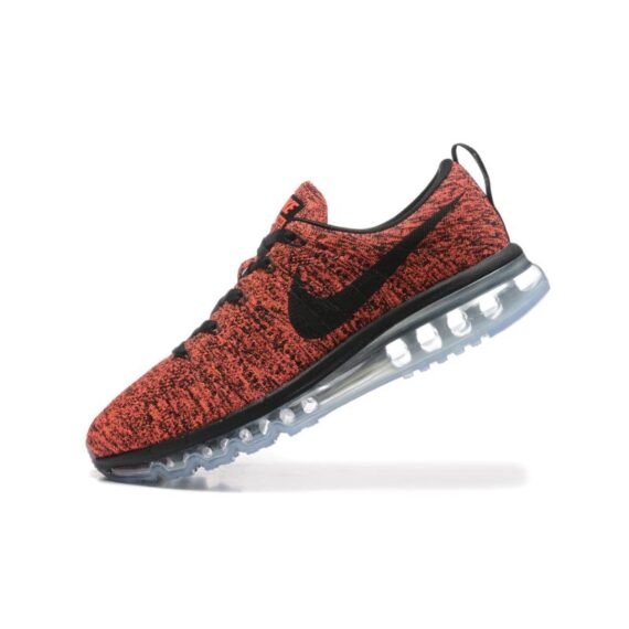 ⁦נעלי נייק-Nike air max Flyknit 2014 Red Black⁩ – תמונה ⁦2⁩