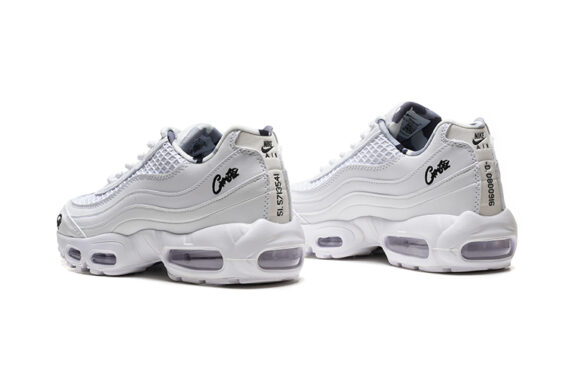 ⁦נעלי נייק NIKE AIR MAX 95 WHITE TURKIZ⁩ – תמונה ⁦3⁩