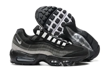 נעלי נייק NIKE AIR MAX 95 BLACK GRAY WHITE  TURKIZ