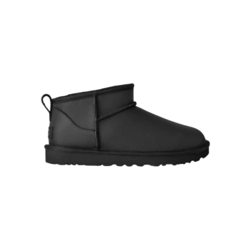Women’s Ultra Mini Cozy Leather Boot Black