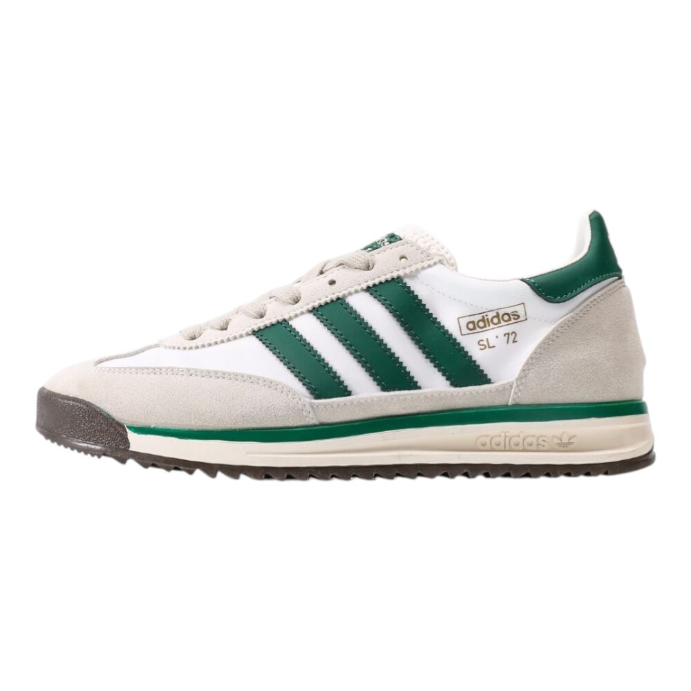 נעלי אדידס-Adidas SL 72 White Green soft