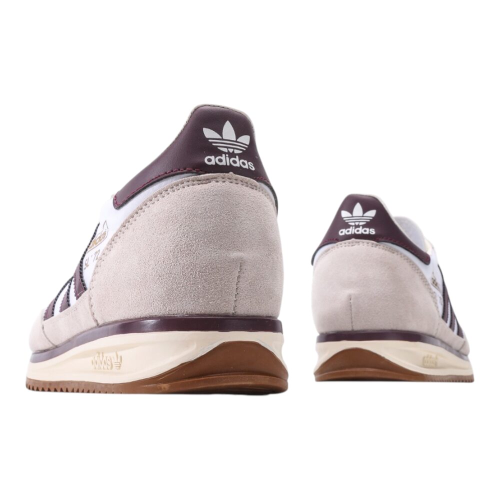 נעלי אדידס-Adidas SL 72 White Burgundy soft – תמונה 9