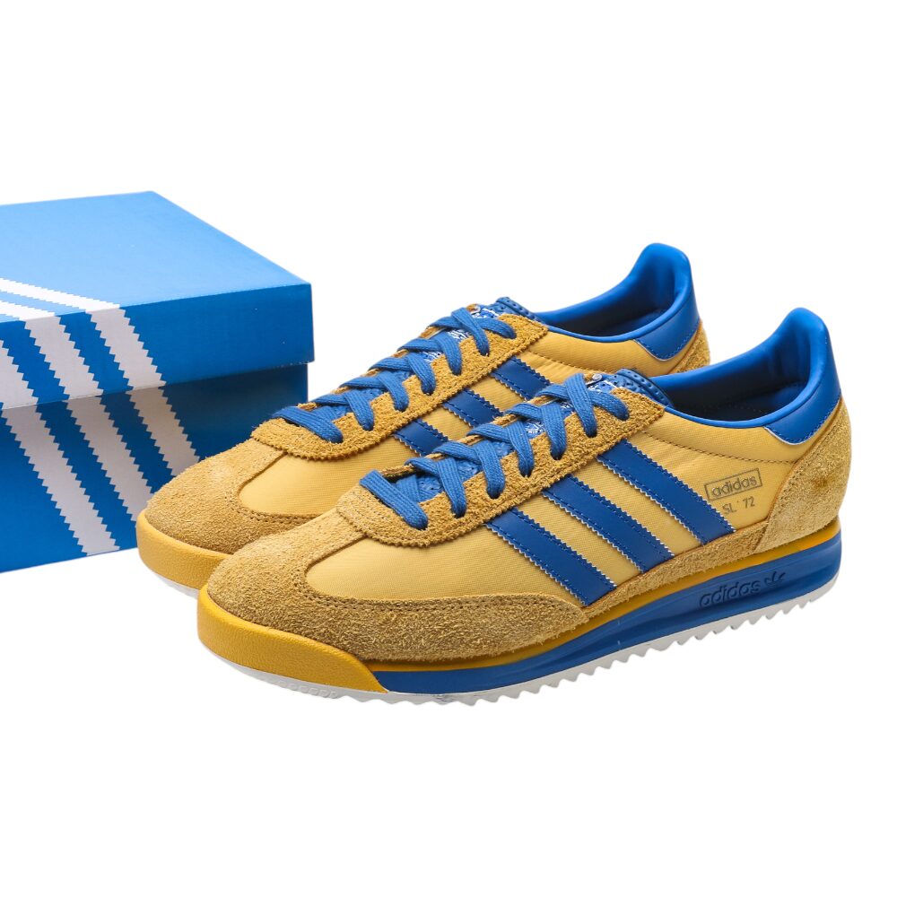 נעלי אדידס-Adidas SL 72 Yellow Blue soft – תמונה 6