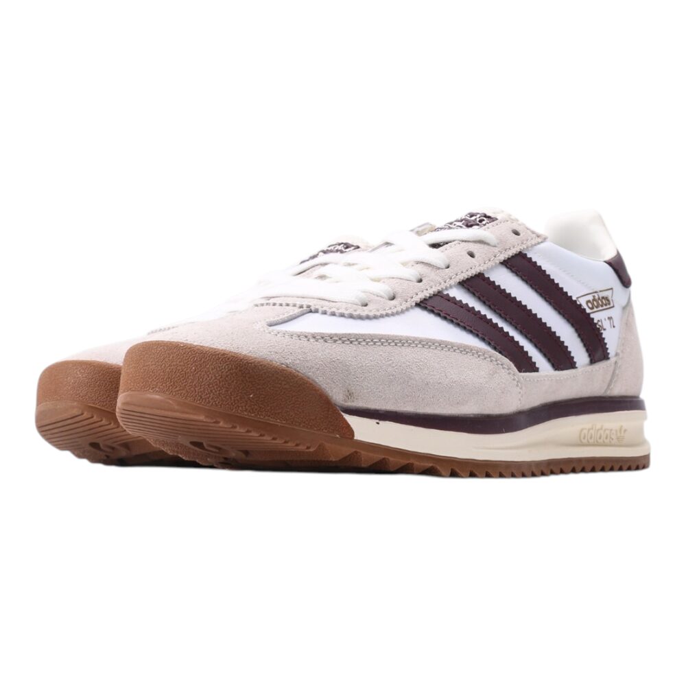 נעלי אדידס-Adidas SL 72 White Burgundy soft – תמונה 3