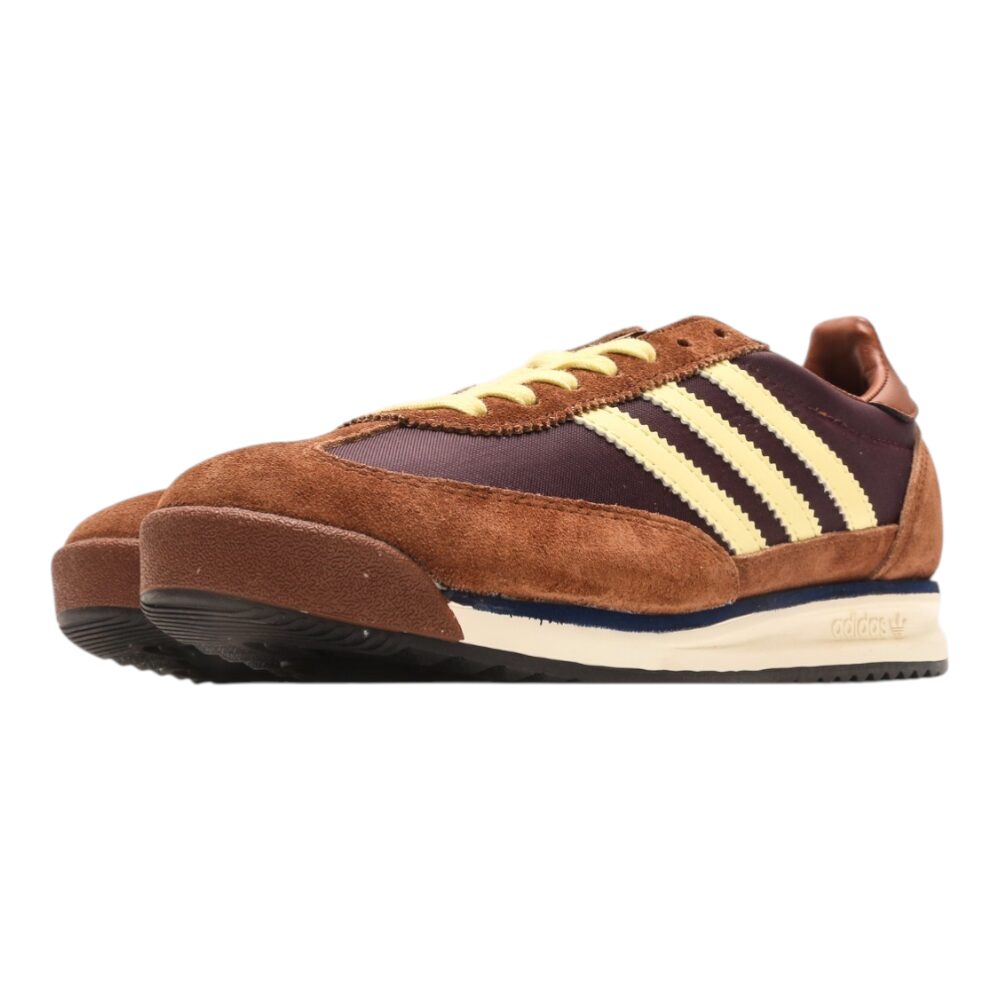נעלי אדידס-Adidas SL 72 Brown Yellow soft – תמונה 9