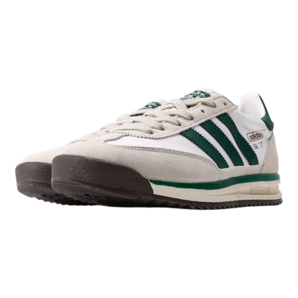 נעלי אדידס-Adidas SL 72 White Green soft – תמונה 7